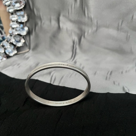 TIFFANY&CO. 1837 Sterling Silver 925 Bangle Bracelet 1997 Authentic Preloved - Picture 7 of 12